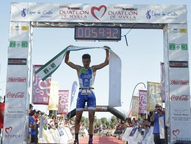 Sergio Lorenzo gana el Duatlón de Sevilla