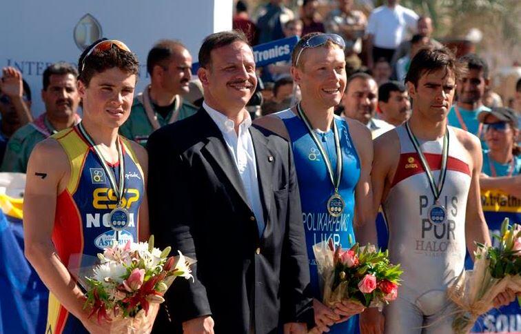 Podium Javier gómez noya Aqaba