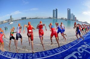 Salida natación WTS Abu Dhabi