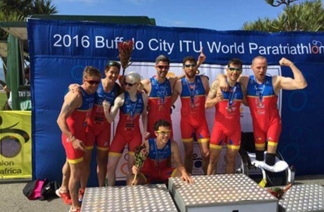 Paratriatletas españoles en Buffalo