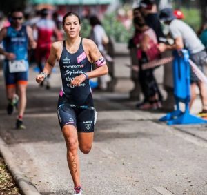 Saleta Castro en compétition à Ironman
