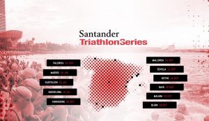 Les sites de la série Santander Triathlon