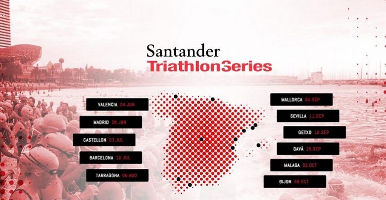 Locais da série Santander Triathlon