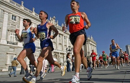 Zuschläge für den Madrid-Marathon