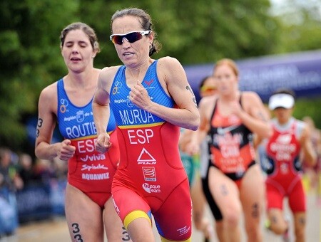 Ainhoa ​​Murua et Carolina Routier dans la Triathlon World Series