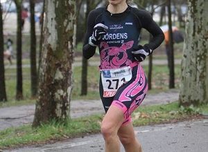 Anna Jordens en el Duatón Villa de Madrid