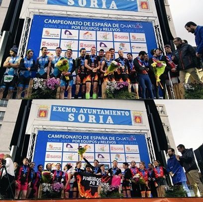 Diablillos de Rivas Doblete Campeonato España Duatlón Relevos 2016