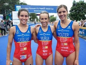 Miriam Casillas, Ainhoa Murua y Carolina Routier