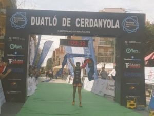 Paula Garcia Godino Duathlon Espagne Champion