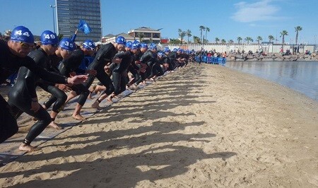 SAlida natación Copa Europa Melilla 2016