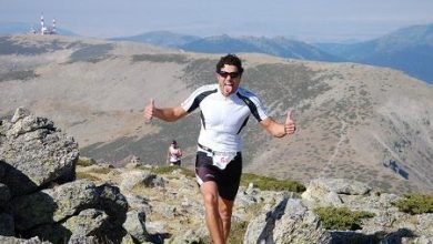 Carrera a pie en el triatlón de la Bola del Mundo