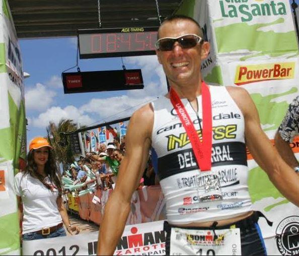 Victor del Corral en el Ironman Lanzarote