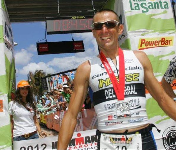 Victor del Corral at the Ironman Lanzarote