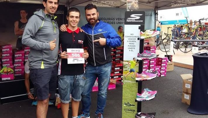 Esteban stand Skechers Ironman Lanzarote