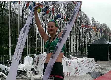 Katarina Larrson vence o Triatlo de Lisboa 2016
