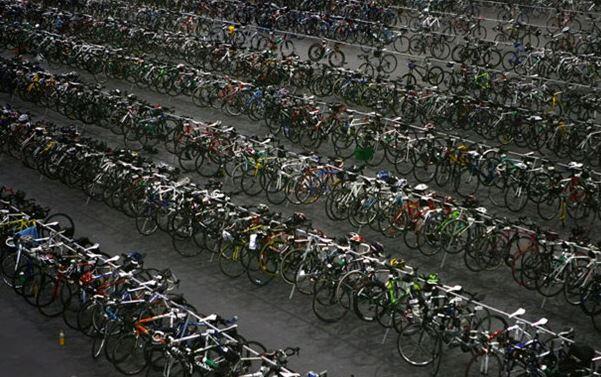 Bicycles in the Box of an Ironman