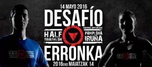 Poster zum halben Triathlon Pamplona