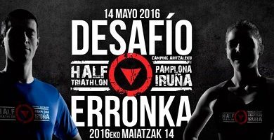 Cartel Half Triathlon Pamplona