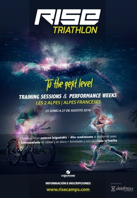 Poster di triathlon di Rise Camps