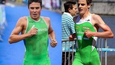 Gómez Noya y Jonathan Brownlee compañeros de equipo en el Sartrouville