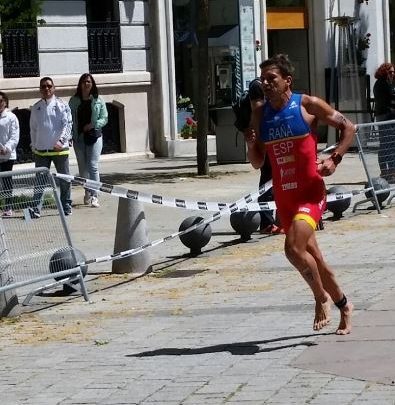 Ivan Rana running barefoot Europe Cup Madrid