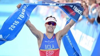 Mario Mola ganando en Yokohama
