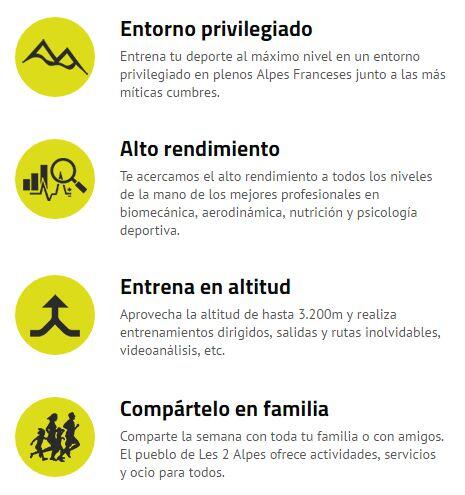 Recursos do Rise Camps Triathlon