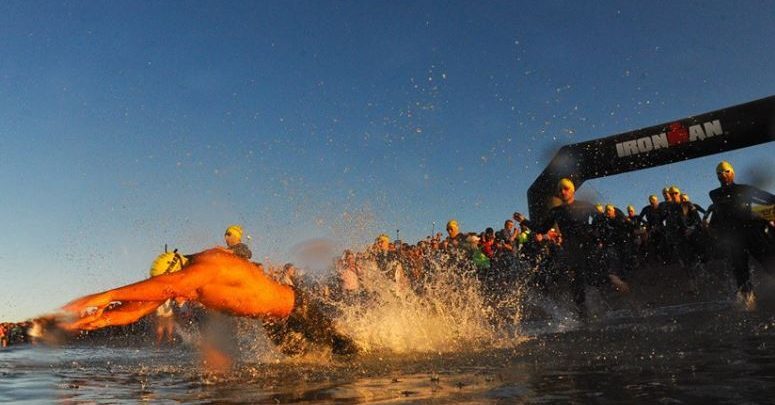 Départ de l'Ironman 70.3 Barcelona