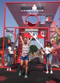 Tine Hoslt ganadora ronman Lanzarote 2016