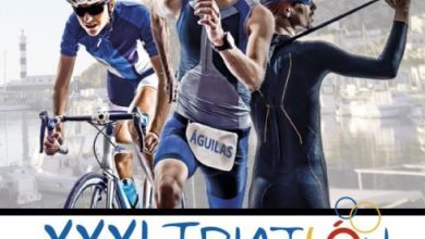 Cartel Triatlón Aguilas 2016, Campeonato España Triatlón sprint