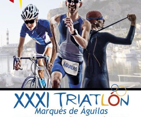 Poster Triathlon Aguilas 2016, Spanish Sprint Triathlon Championship