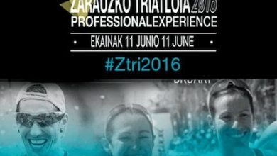 cartel Triatlón Zarautz 2016