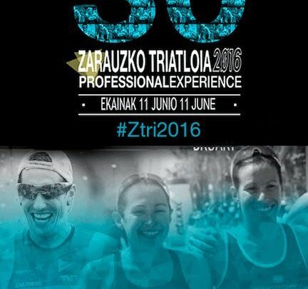 cartel Triatlón Zarautz 2016