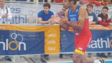 Emilio Martín plata en el Campeonato del Mundo de Duatlón en Aviles