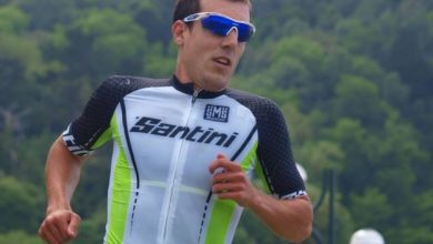 Fernando Alarza corriendo en el Triatlón de zaratuz