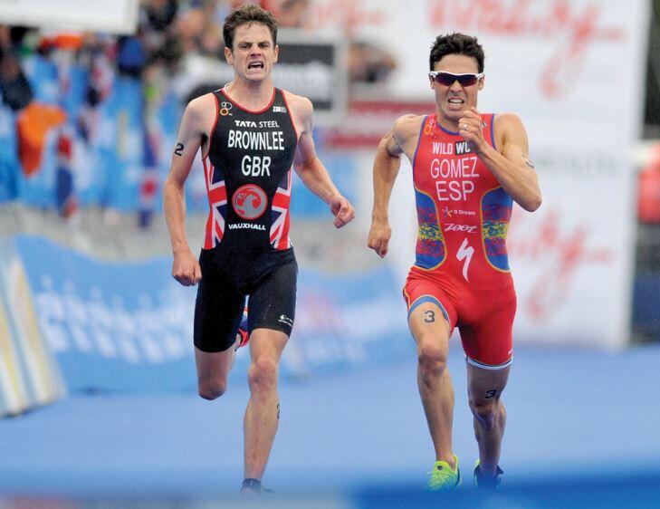 Sprint Noya y Jonathan Brownlee