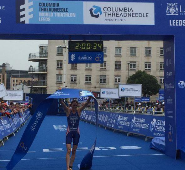 Gwen Jorgensen vence en Series Mundiales Leeds