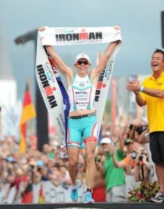 Mirinda Carfrae record dell'Ironman Austria