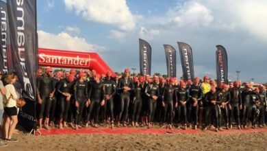 Salida natación Santander Triathlon Series Valencia