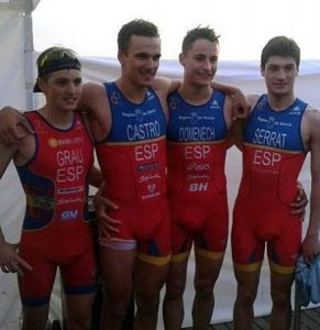 Triarmada sub23 dans le Championnat d'Europe de Triathlon