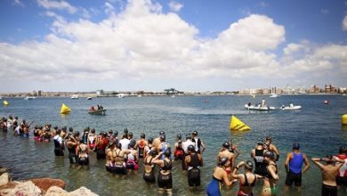 Salida natació triatlón Torrevieja