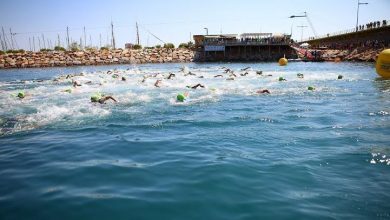 Sector de natación del Triwhite en Torrevieja