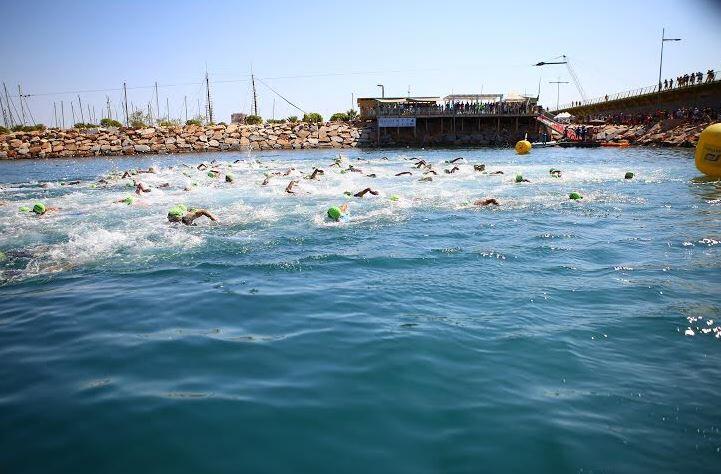 Sector de natación del Triwhite en Torrevieja