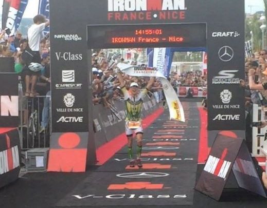 Victor Corral gagne l'Ironman Nice 2016