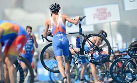 Transiciones en triatlón