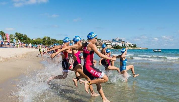 Salida natación Altafulla