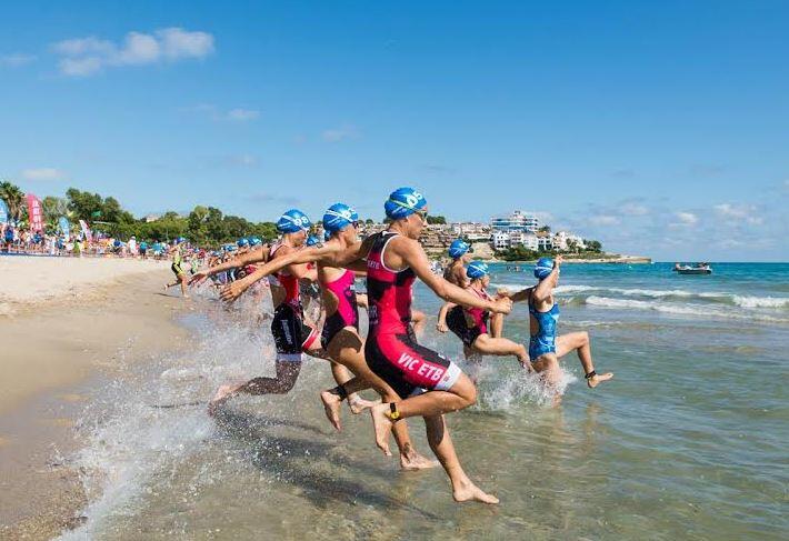 Salida natación Altafulla