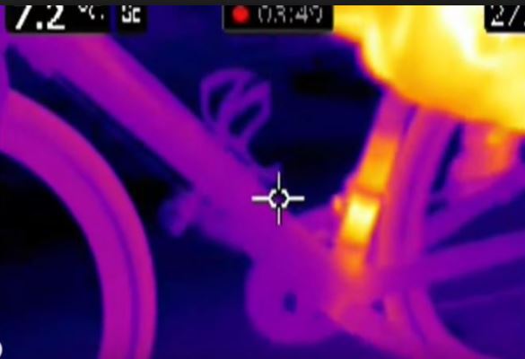 Detecção de motor oculto em uma bicicleta