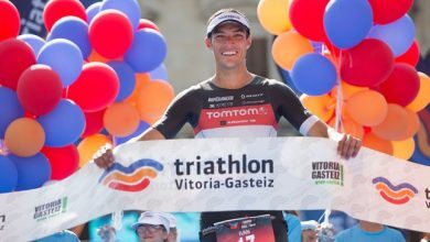 Iván Alvarez ganador Triathlon Vitoria