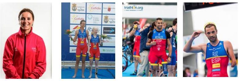 Squadra spagnola di paratriathlon Rio Janeiro